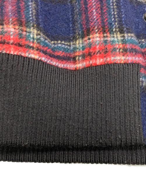 GOLDEN GOOSE（ゴールデングース）GOLDEN GOOSE (ゴールデングース) アームレザースタジアムジャケット レッド×ネイビー サイズ:SIZE XSの古着・服飾アイテム