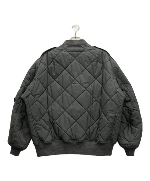 JUNYA WATANABE MAN（ジュンヤワタナベマン）JUNYA WATANABE MAN (ジュンヤワタナベマン) ナイロンリップストップキルティング ジャケット グレー サイズ:Mの古着・服飾アイテム