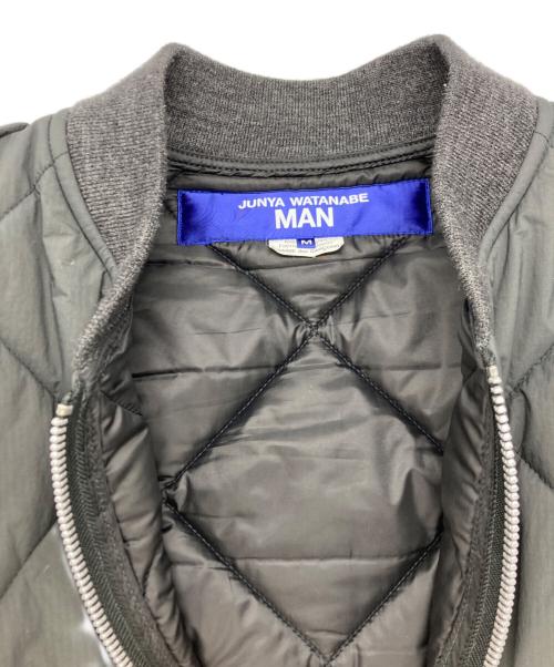 JUNYA WATANABE MAN（ジュンヤワタナベマン）JUNYA WATANABE MAN (ジュンヤワタナベマン) ナイロンリップストップキルティング ジャケット グレー サイズ:Mの古着・服飾アイテム