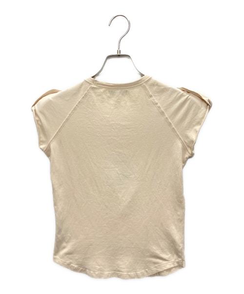 BURBERRY（バーバリー）BURBERRY (バーバリー) フレンチスリーブTシャツ ベージュ サイズ:SIZE Sの古着・服飾アイテム