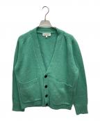 STUDIO NICHOLSONスタジオ ニコルソン）の古着「5Gラムウール ニットカーディガン」｜グリーン