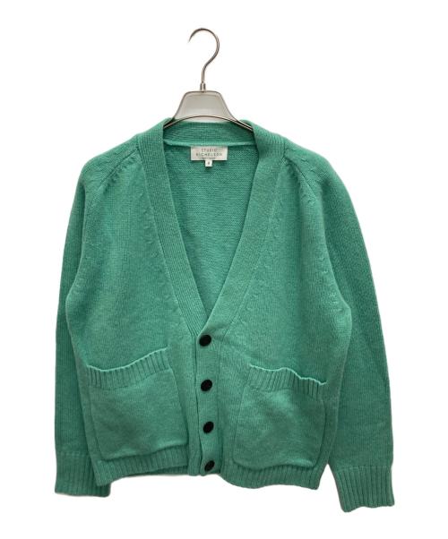 STUDIO NICHOLSON（スタジオ ニコルソン）STUDIO NICHOLSON (スタジオ ニコルソン) 5Gラムウール ニットカーディガン グリーン サイズ:SIZE Mの古着・服飾アイテム