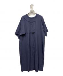 SUM1 STYLE（スミスタイル）の古着「フェイクレイヤードワンピース」｜スカイブルー