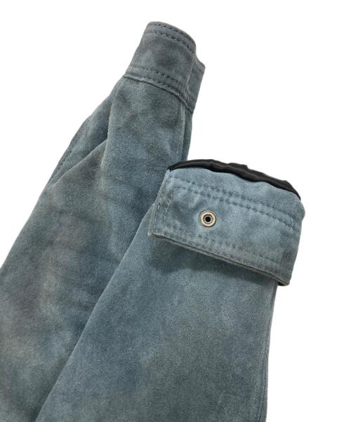 COACH（コーチ）COACH (コーチ) スウェードトラッカージャケット ブルー サイズ:SIZE 44の古着・服飾アイテム