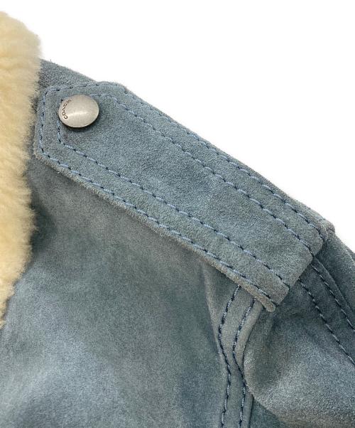 COACH（コーチ）COACH (コーチ) スウェードトラッカージャケット ブルー サイズ:SIZE 44の古着・服飾アイテム