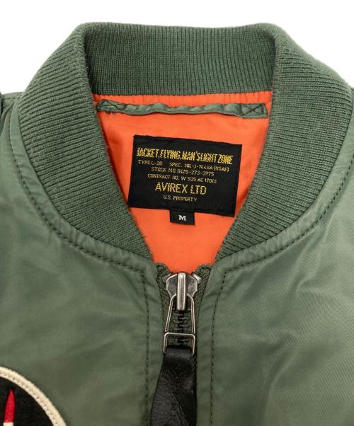 AVIREX（アヴィレックス）AVIREX (アヴィレックス) L-2Bワッペンフライトジャケット オリーブ サイズ:SIZE Mの古着・服飾アイテム