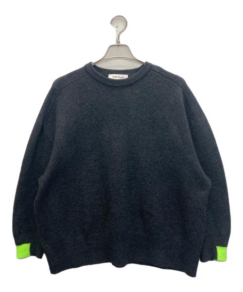 ENFOLD（エンフォルド）ENFOLD (エンフォルド) WIDE CIRCLE PULLOVER グレー サイズ:SIZE 38の古着・服飾アイテム