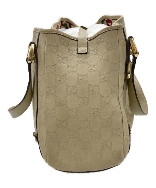 GUCCI（グッチ）GUCCI (グッチ) アビーGG トートバッグ ベージュの古着・服飾アイテム
