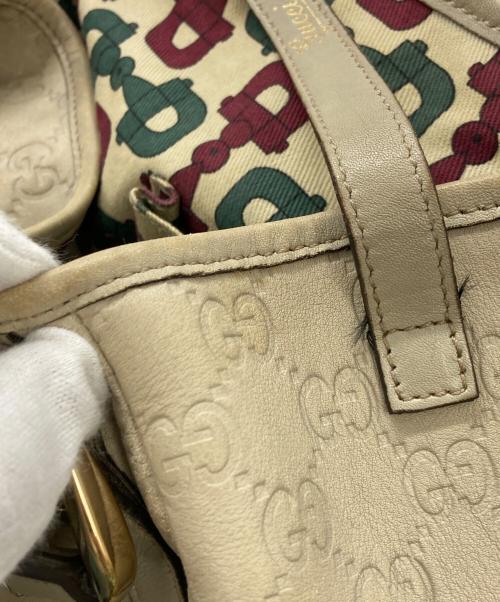 GUCCI（グッチ）GUCCI (グッチ) アビーGG トートバッグ ベージュの古着・服飾アイテム