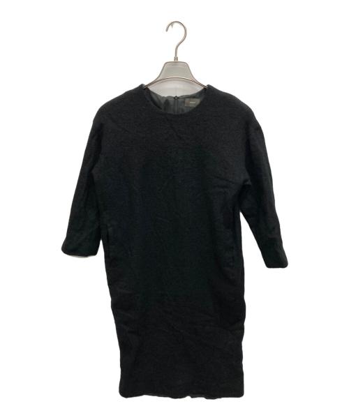 wirrow（ウィロウ）wirrow (ウィロウ) ウールワンピース ブラック サイズ:SIZE　1の古着・服飾アイテム