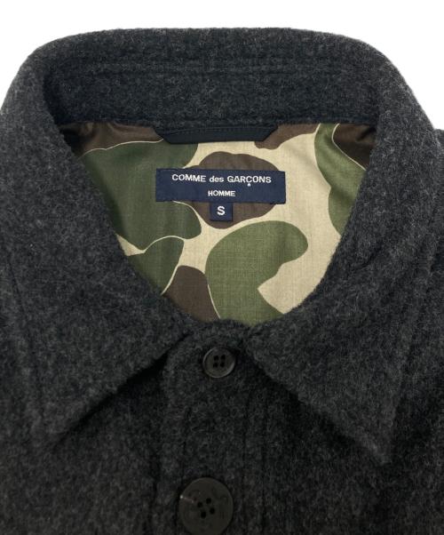 COMME des GARCONS HOMME（コムデギャルソン オム）COMME des GARCONS HOMME (コムデギャルソン オム) 撥水CPOジャケットウールジャケット グレー サイズ:SIZE Sの古着・服飾アイテム