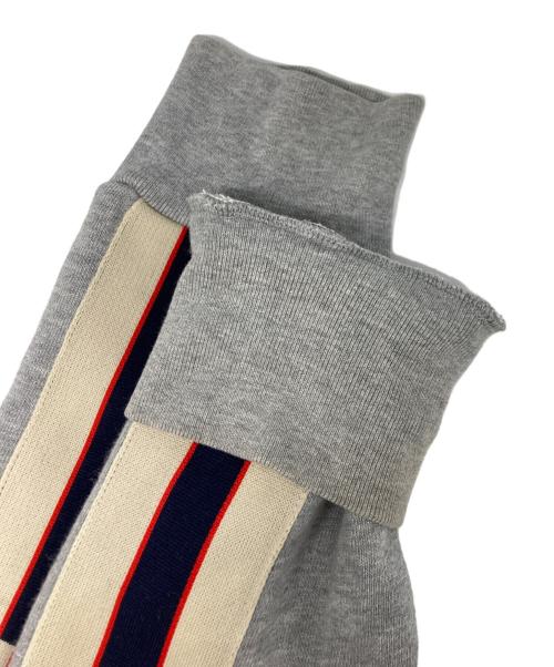 GUCCI（グッチ）GUCCI (グッチ) テクニカルラインジップパーカー グレー サイズ:SIZE Sの古着・服飾アイテム