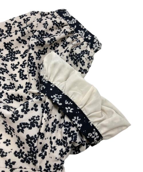 HER LIP TO（ハーリップトゥ）HER LIP TO (ハーリップトゥ) フラワーフィールドラッフルラップドレス ネイビー サイズ:SIZE Sの古着・服飾アイテム