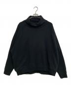 Graphpaper×LOOPWHEELERグラフペーパー×ループウィラー）の古着「ハイネックスウェット」｜ブラック