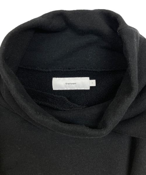 Graphpaper（グラフペーパー）Graphpaper (グラフペーパー) LOOPWHEELER (ループウィラー) ハイネックスウェット ブラック サイズ:SIZE 2の古着・服飾アイテム