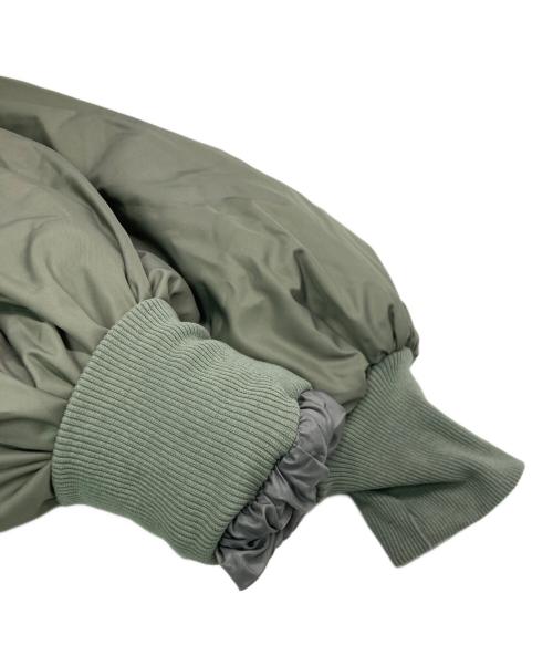 J1U by LA BELLE ETUDE（ジユウバイラベルエチュード）J1U by LA BELLE ETUDE (ジユウバイラベルエチュード) パッファーボリュームAラインミドルコート カーキ サイズ:SIZE Freeの古着・服飾アイテム