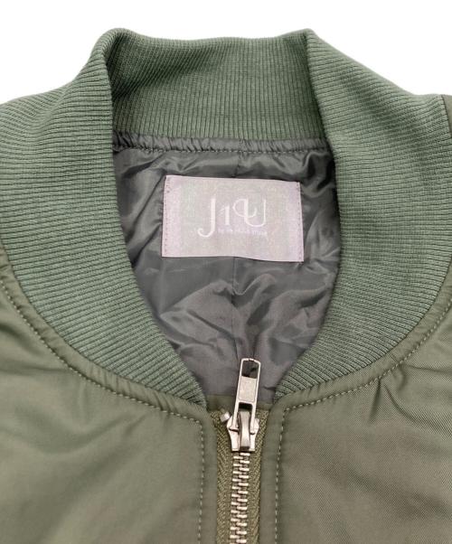 J1U by LA BELLE ETUDE（ジユウバイラベルエチュード）J1U by LA BELLE ETUDE (ジユウバイラベルエチュード) パッファーボリュームAラインミドルコート カーキ サイズ:SIZE Freeの古着・服飾アイテム