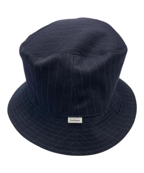 Graphpaper（グラフペーパー）Graphpaper (グラフペーパー) kijima takayuki (キジマタカユキ) Selvage Wool Bucket ネイビー サイズ:Freeの古着・服飾アイテム