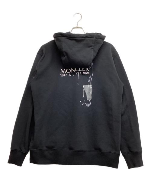MONCLER GENIUS（モンクレール ジーニアス）MONCLER GENIUS (モンクレール ジーニアス) 1017 ALYX 9SM (アリクス) バックロゴパーカー ブラック サイズ:SIZE Lの古着・服飾アイテム