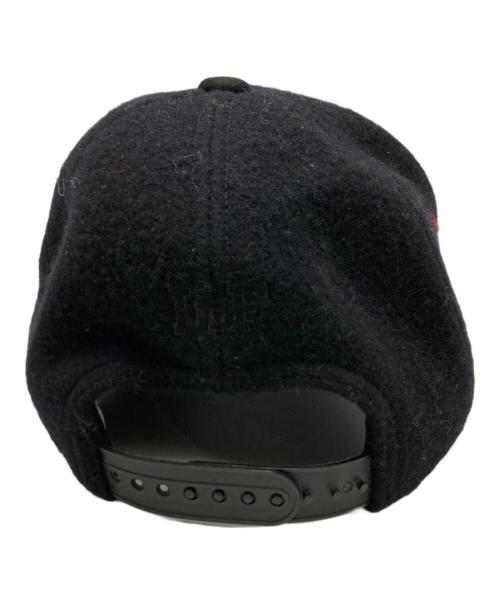 lucien pellat-finet（ルシアン・ペラフィネ）lucien pellat-finet (ルシアン・ペラフィネ) ウールキャップ ブラック サイズ:FREE(56cm-58cm)の古着・服飾アイテム