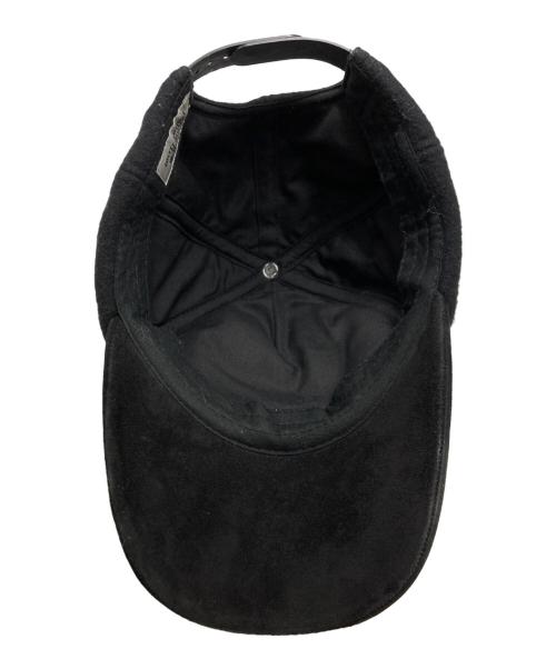 lucien pellat-finet（ルシアン・ペラフィネ）lucien pellat-finet (ルシアン・ペラフィネ) ウールキャップ ブラック サイズ:FREE(56cm-58cm)の古着・服飾アイテム