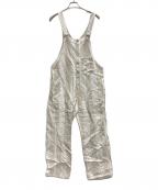 anachronormアナクロノーム）の古着「リネン混オーバーオール」｜ベージュ