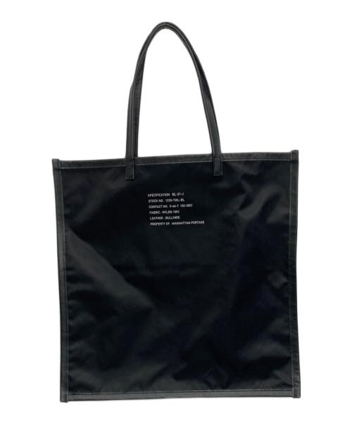 Manhattan Portage BLACK LABEL（マンハッタンポーテージ ブラックレーベル）Manhattan Portage BLACK LABEL (マンハッタンポーテージ ブラックレーベル) CHARLTON TOTE BAG TWILL ブラックの古着・服飾アイテム