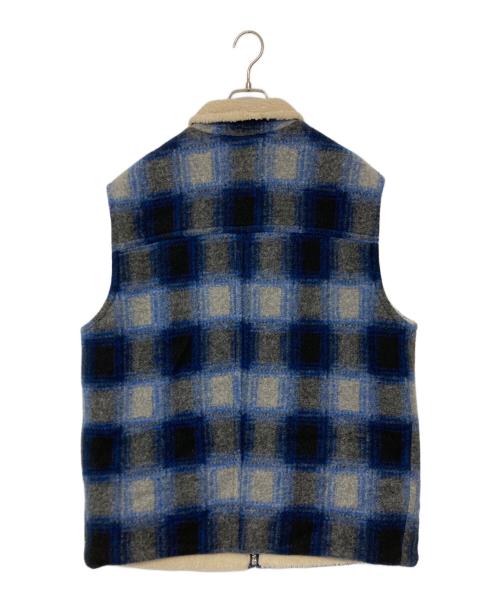 ISABEL MARANT（イザベルマラン）ISABEL MARANT (イザベルマラン) KIRANEO JACKET ブルー×グレー サイズ:SIZE Mの古着・服飾アイテム