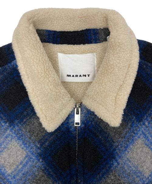 ISABEL MARANT（イザベルマラン）ISABEL MARANT (イザベルマラン) KIRANEO JACKET ブルー×グレー サイズ:SIZE Mの古着・服飾アイテム