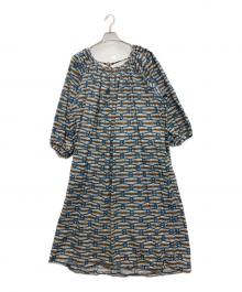 6(ROKU) BEAUTY&YOUTH（ロク ビューティーアンドユース）の古着「COTTON BATIK DRESS」｜ブラウン