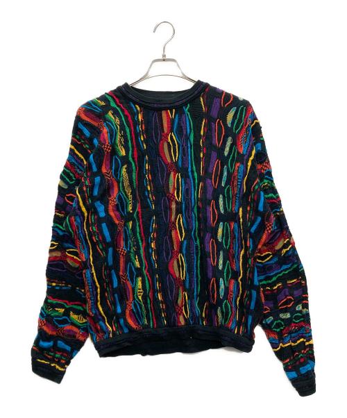 Coogi（クージー）Coogi (クージー) 90’s 3Dニット マルチカラー サイズ:SIZE Lの古着・服飾アイテム
