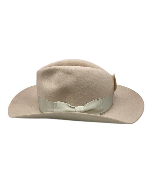 THE H.W.DOG&CO.（エイチダブリュードッグアンドコー）THE H.W.DOG&CO. (エイチダブリュードッグアンドコー) FRONT-H ベージュ サイズ:SIZE 34の古着・服飾アイテム