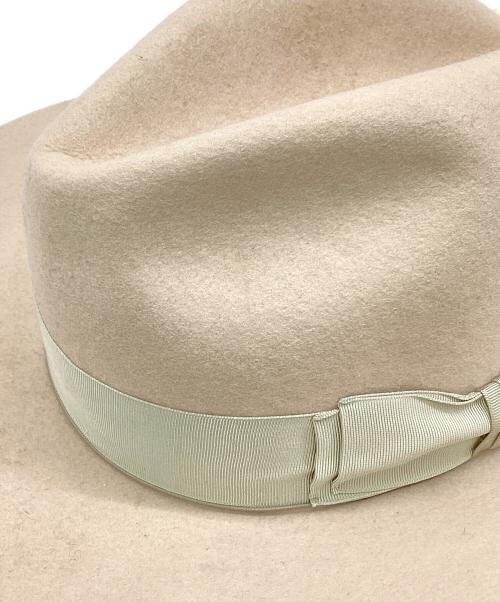 THE H.W.DOG&CO.（エイチダブリュードッグアンドコー）THE H.W.DOG&CO. (エイチダブリュードッグアンドコー) FRONT-H ベージュ サイズ:SIZE 34の古着・服飾アイテム