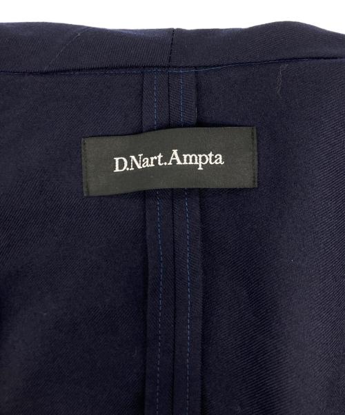 D.Nart.Ampta（ディー・ナート・アンプタ）D.Nart.Ampta (ディー・ナート・アンプタ) セーラーカラーウールコート ネイビー サイズ:SIZE Mの古着・服飾アイテム