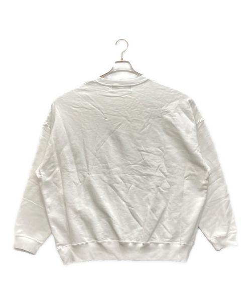 ANREALAGE（アンリアレイジ）ANREALAGE (アンリアレイジ) PATCHWORK POCKET SWEAT PULLOVER ホワイト サイズ:SIZE Lの古着・服飾アイテム
