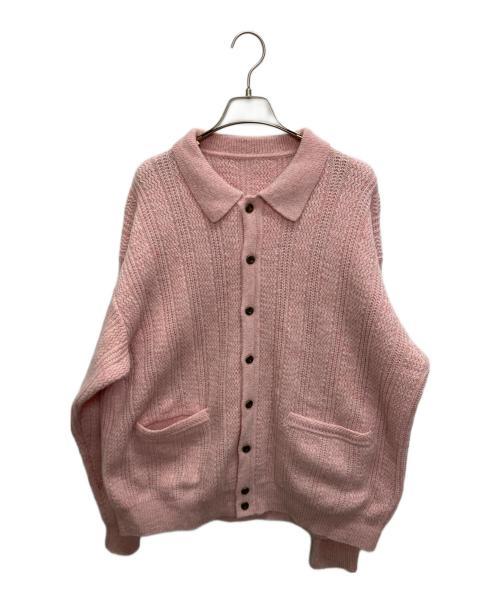 crepuscule（クレプスキュール）crepuscule (クレプスキュール) Rib Pattern Polo CD ピンク サイズ:SIZE 2の古着・服飾アイテム