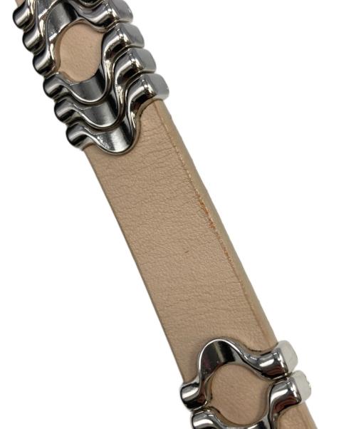 ISABEL MARANT（イザベルマラン）ISABEL MARANT (イザベルマラン) Odena calfskin leather belt ベージュ サイズ:SIZE Mの古着・服飾アイテム