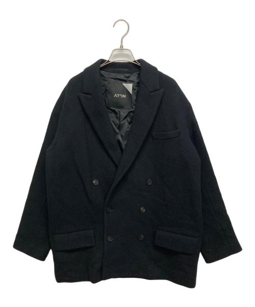 ATON（エイトン）ATON (エイトン) AIR DOUBLE MELTON JACKET ブラック サイズ:SIZE　4の古着・服飾アイテム