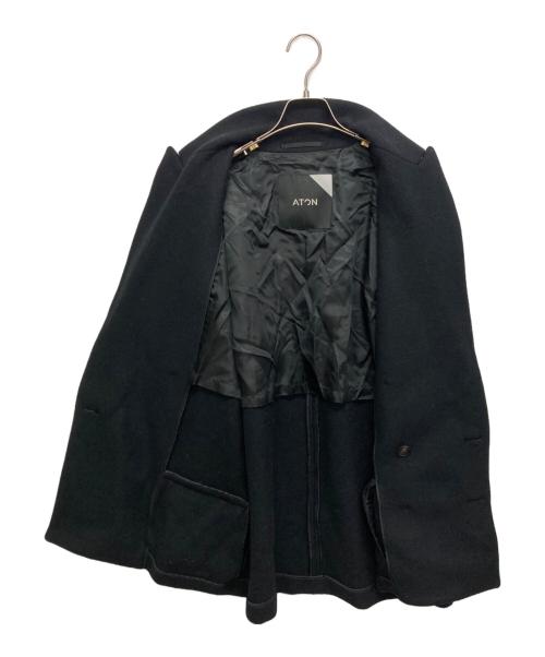 ATON（エイトン）ATON (エイトン) AIR DOUBLE MELTON JACKET ブラック サイズ:SIZE　4の古着・服飾アイテム