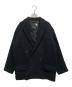 ATON（エイトン）の古着「AIR DOUBLE MELTON JACKET」｜ブラック