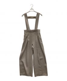 ADORE（アドーア）の古着「ストラップオーバーオール」｜ベージュ