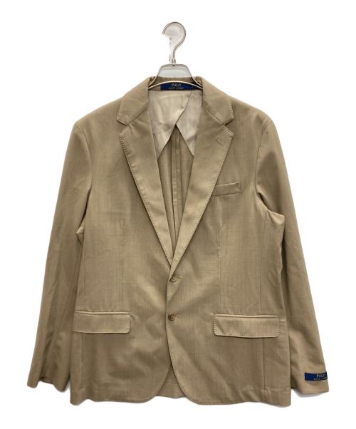 POLO RALPH LAUREN（ポロ・ラルフローレン）POLO RALPH LAUREN (ポロ・ラルフローレン) アンコンテーラードジャケット ベージュ サイズ:SIZE Lの古着・服飾アイテム