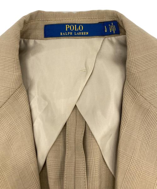 POLO RALPH LAUREN（ポロ・ラルフローレン）POLO RALPH LAUREN (ポロ・ラルフローレン) アンコンテーラードジャケット ベージュ サイズ:SIZE Lの古着・服飾アイテム