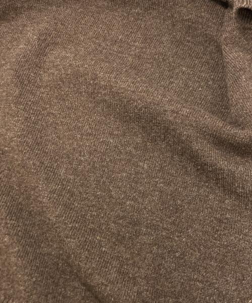 E.TAUTZ（イートーツ）E.TAUTZ (イートーツ) クルーネックニットセーター ブラウン サイズ:SIZE XLの古着・服飾アイテム