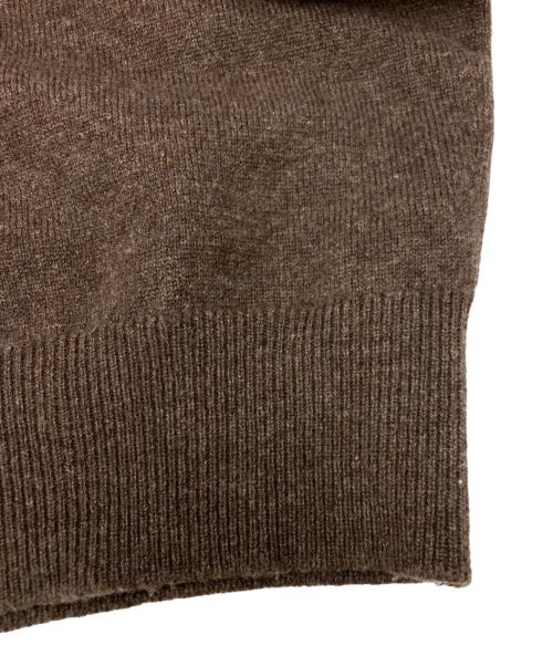 E.TAUTZ（イートーツ）E.TAUTZ (イートーツ) クルーネックニットセーター ブラウン サイズ:SIZE XLの古着・服飾アイテム