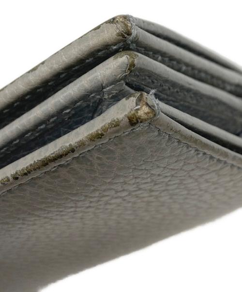 GUCCI（グッチ）GUCCI (グッチ) ダブルG ミニウォレット グレーの古着・服飾アイテム