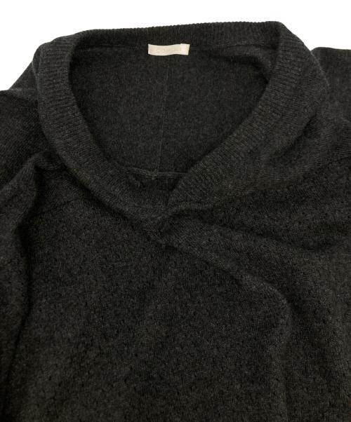 COMOLI（コモリ）COMOLI (コモリ) カシミヤ メッシュニット グレー サイズ:SIZE 3の古着・服飾アイテム