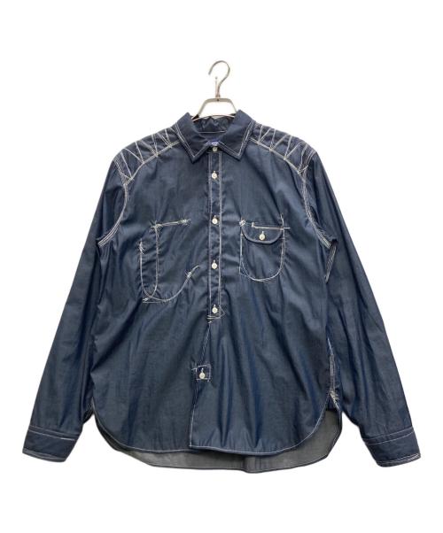 JUNYA WATANABE MAN（ジュンヤワタナベマン）JUNYA WATANABE MAN (ジュンヤワタナベマン) L/S SHIRT ブルー サイズ:SIZE Mの古着・服飾アイテム