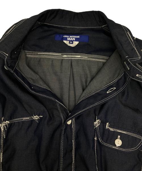 JUNYA WATANABE MAN（ジュンヤワタナベマン）JUNYA WATANABE MAN (ジュンヤワタナベマン) L/S SHIRT ブルー サイズ:SIZE Mの古着・服飾アイテム