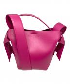 Acne studiosアクネ ストゥディオス）の古着「ムスビ ミニ ショルダーバッグ」｜ピンク